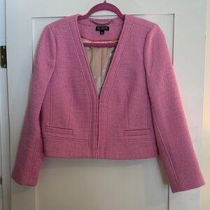 J. Crew COLLARLESS LADY JACKET IN MARITIME TWEED, size 8